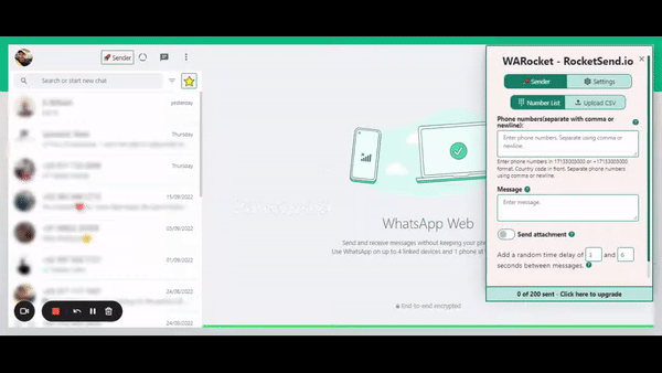 Adding phone numbers animation