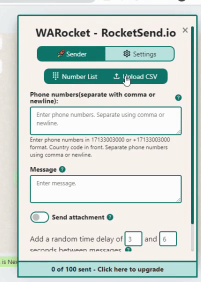 GIF showing variable option