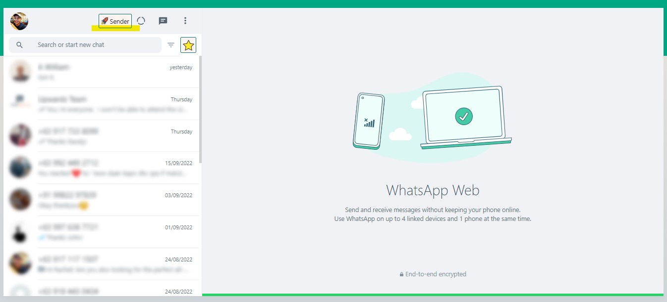 Where to click to open the WaWebM panel
