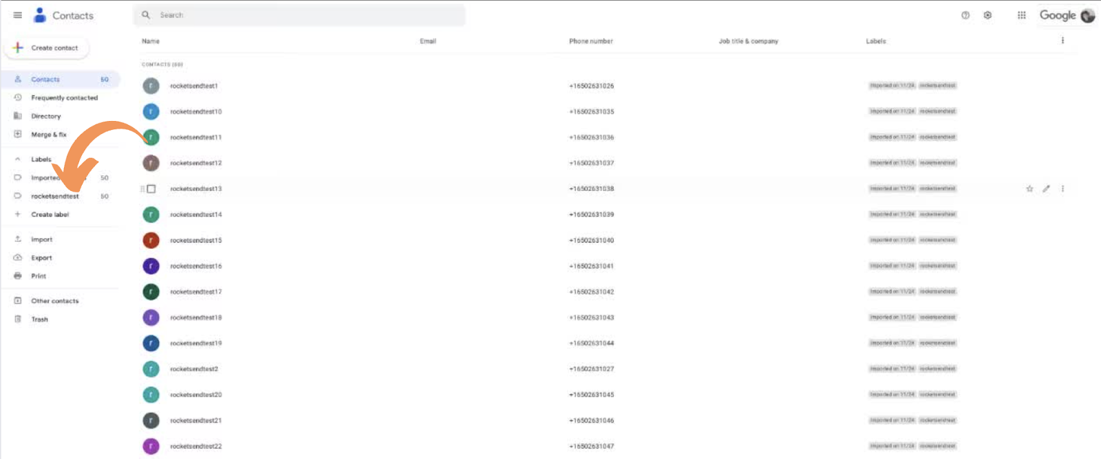 Send WhatsApp button